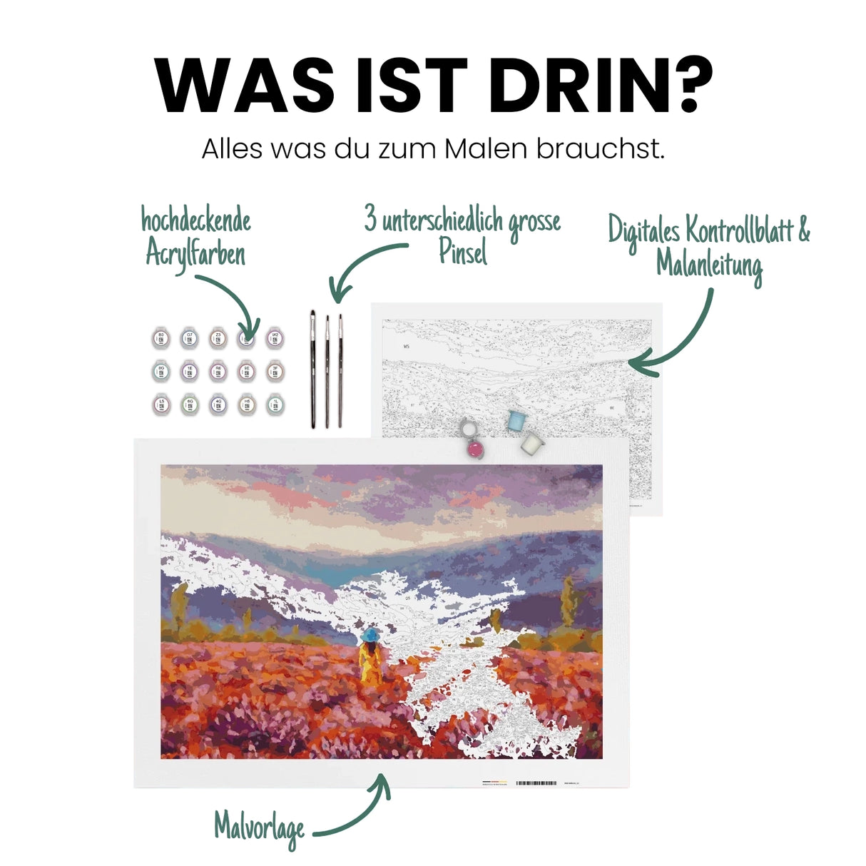 Santas wohlverdiente Pause - Malen nach Zahlen