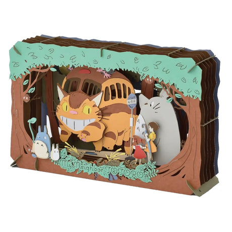 Mein Nachbar Totoro - Ankunf des Katzenbusses - Papiertheater