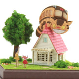 Mein Nachbar Totoro - Das Haus und der Katzenbus - Paper Art Box