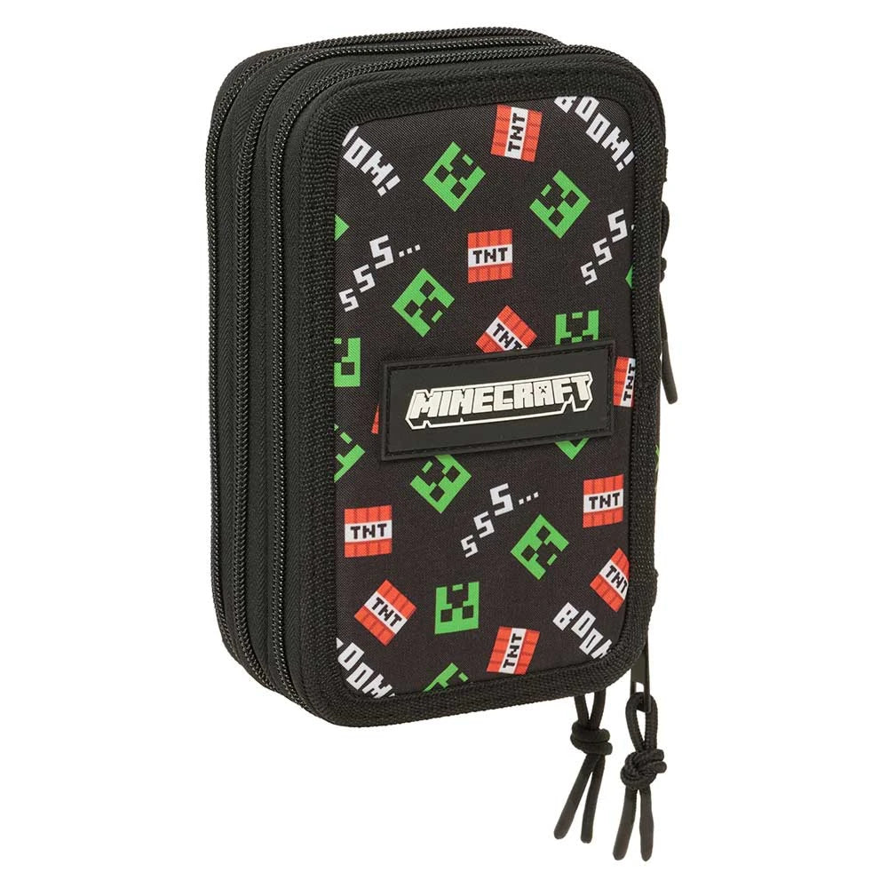 Minecraft "Creeper" - Etui inkl. Stifte, Spitzer und Radiergummi (37 Teile)