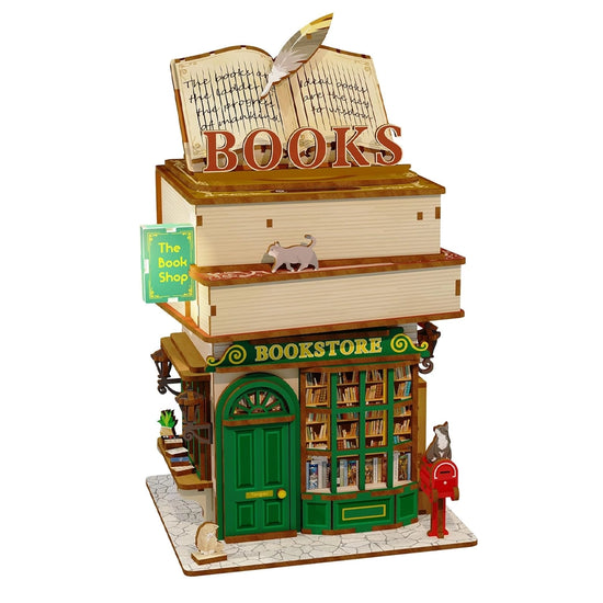 Tonecheer - Time Bookstore - Miniaturhaus