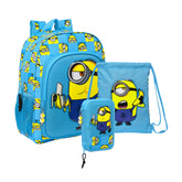 Minions - Schulset (Rucksack, Etui & Turnbeutel)