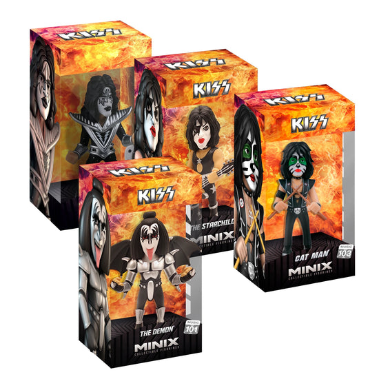 MINIX - KISS - Band Bundle (12 cm) - Sammelfigur