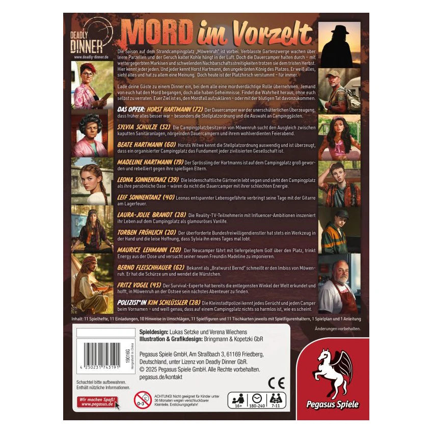 Mord im Vorzelt - Krimidinner