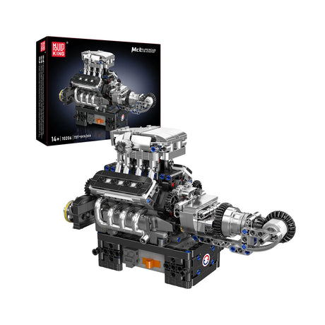 Mould King MCL Supercar V8 Motor (Elektrisch) - Klemmbausteine MK-10206