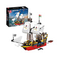 Mould King 10137 Piratenschiff Redbeard's Revenge Klemmbausteine-Set mit 928 Teilen und Originalverpackung