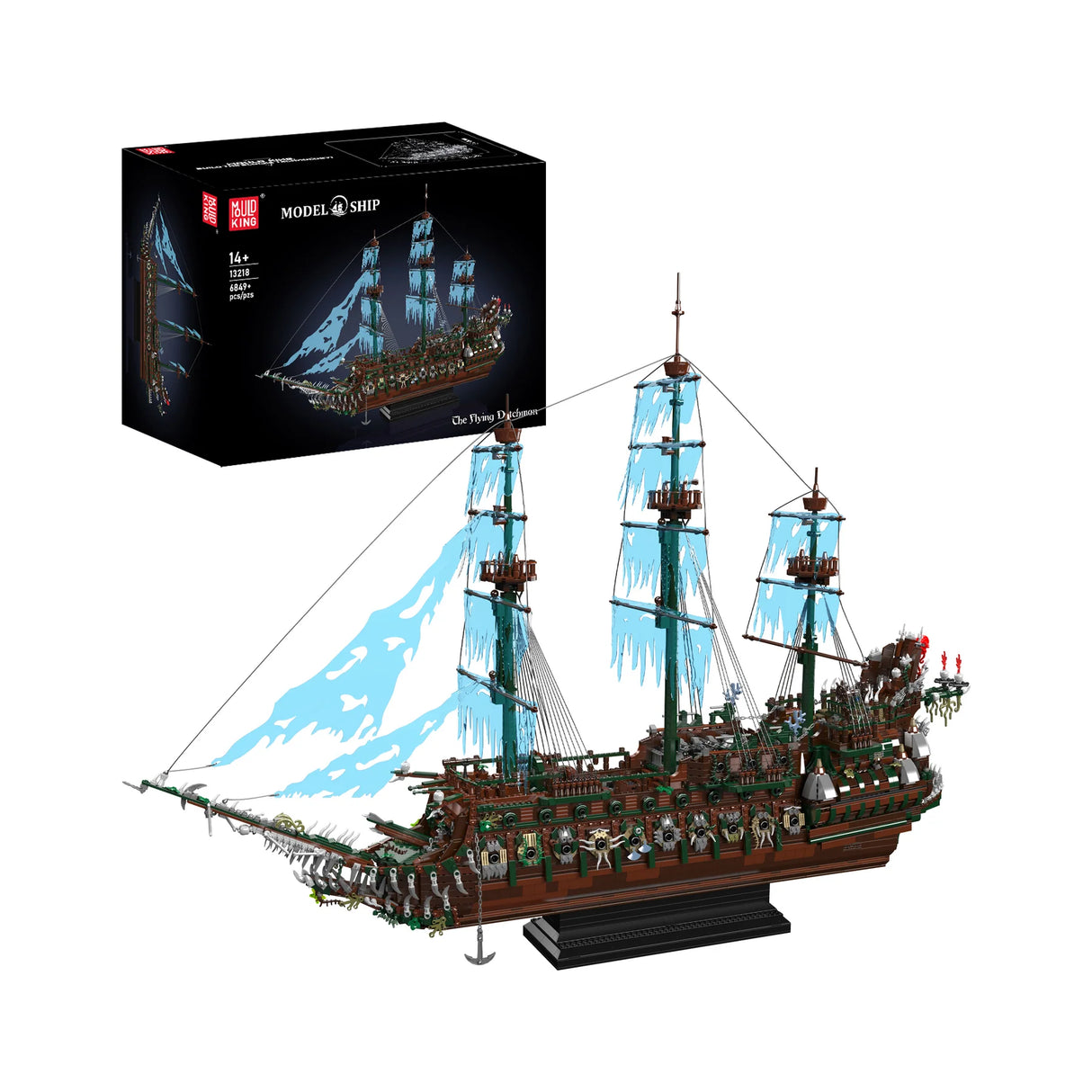 Piratenschiff "The Flying Dutchman II" - Klemmbausteine