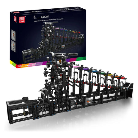 Rainbow Tensegrity (Elektrisch) - Klemmbausteine