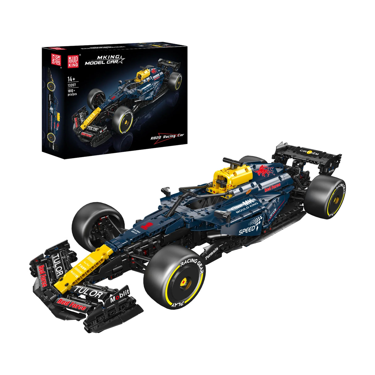 Rennwagen RB20 - Klemmbausteine