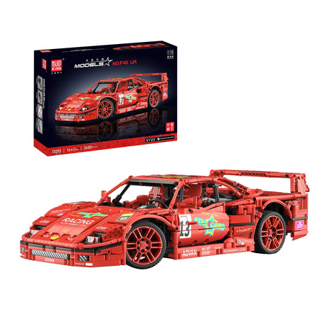 Mould King Rennwagen F40 LM (inkl. Fernbedienung) - Klemmbausteine MK-13095