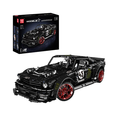 Mould King Rennwagen Mustang (inkl. Fernbedienung) - Klemmbausteine MK-13108S