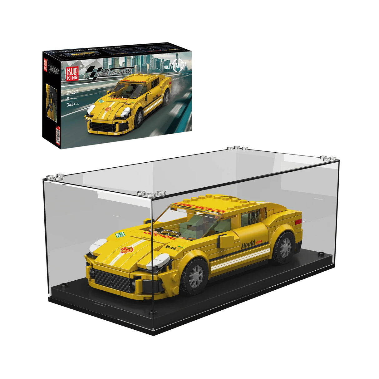 Rennwagen Panam mit Display - Klemmbausteine