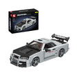 Mould King Skyline GTR R34 Klemmbausteine Set 10113 – grauer Sportwagen mit Heckflügel und 1471 Teilen