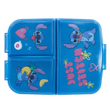 Stitch "Ohana" - Lunchbox mit Fächern