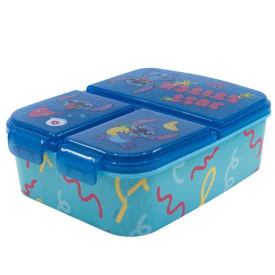 Stor - Stitch "Ohana" - Lunchbox mit Fächern