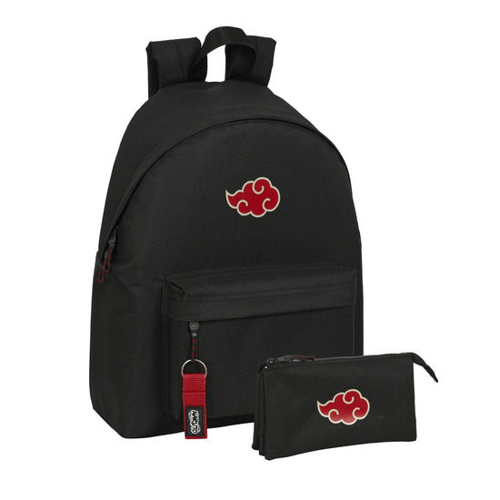 Safta - Naruto "Akatsuki" - Schulset (Rucksack & Etui)