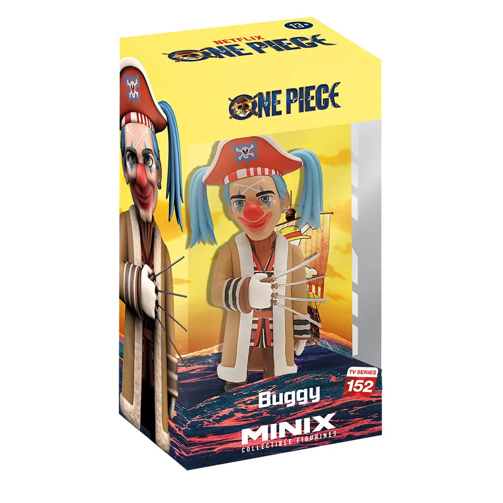 Netflix One Piece - Buggy 12 cm (Anime 152) - Sammelfigur