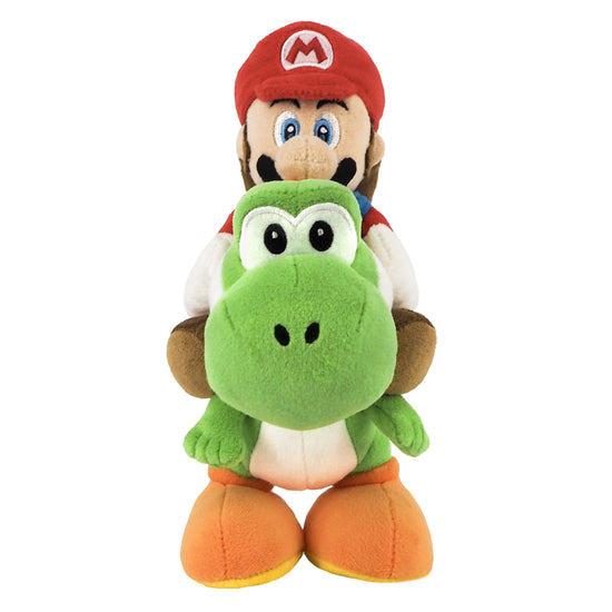 Nintendo - Super Mario - Mario mit Yoshi (21 cm) - Plüschtier