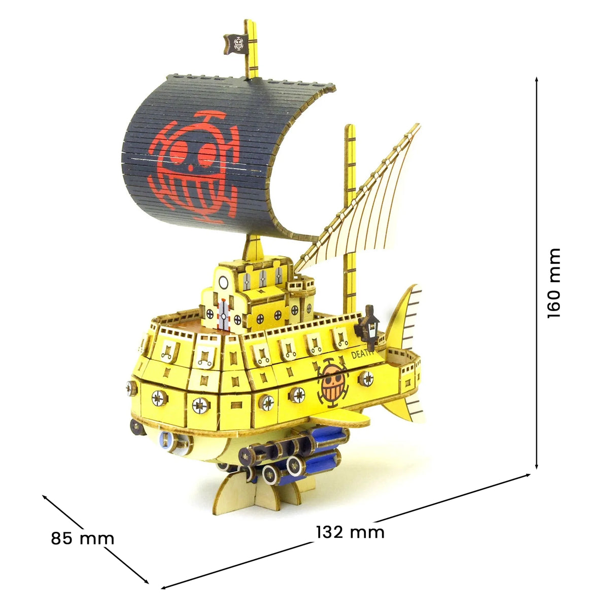 One Piece - Polar Tang der Heart-Piratenbande - Holzmodell