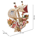 One Piece - Thousand Sunny der Strohutbande - Holzmodell