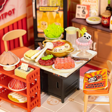 Panda Hot Pot - Diorama