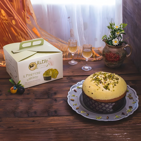 Aledi - Panettone di Bronte (Pistaziencreme) 900 g - Panettone