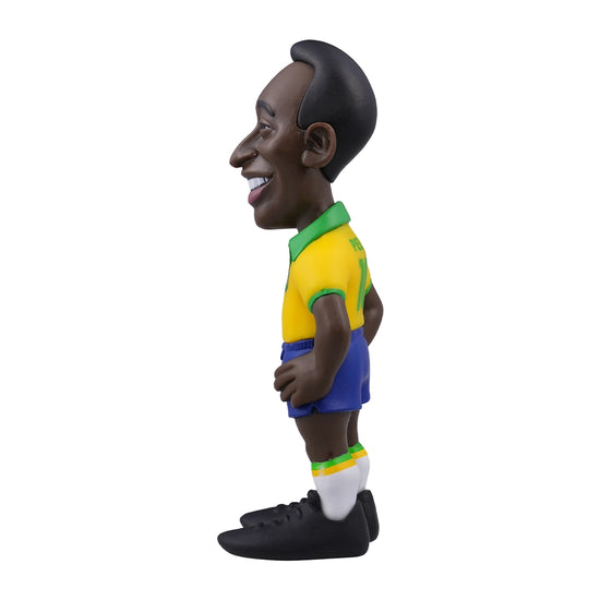 MINIX - Pelé - Brasilien Heimtrikot 12cm (Football Legends 110A) - Sammelfigur