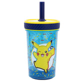 Pokémon "Pikachu" - Drop Safe - Auslaufsicherer Becher mit Silikonstrohhalm (370 ml)