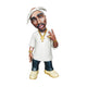 Figurine de collection Tupac / 2Pac - T-shirt blanc 12 cm (Musique 114)