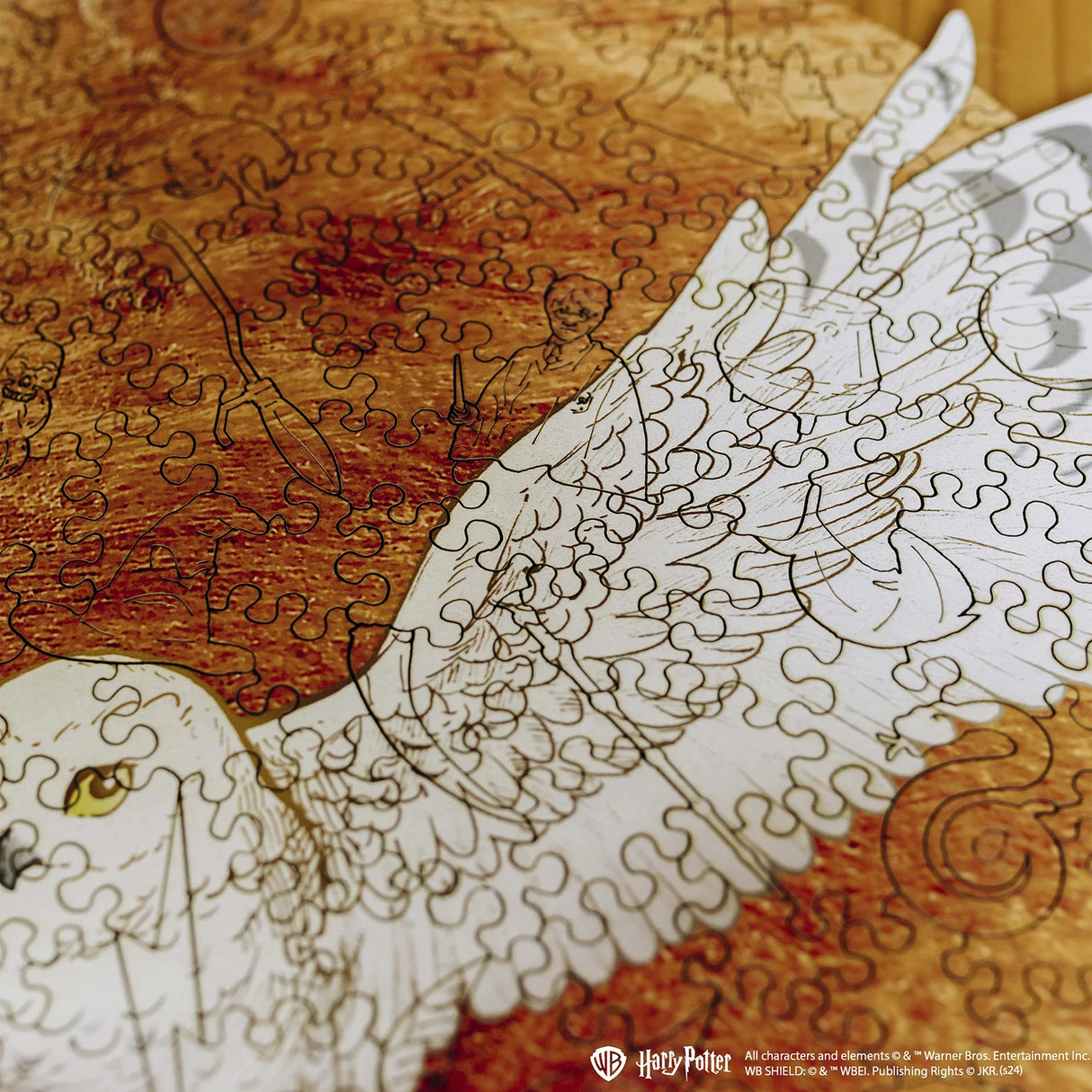 Harry Potter - Hedwig (124 Teile) - Holzpuzzle