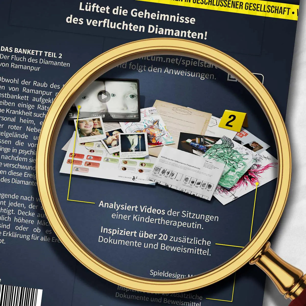 Das Bankett - Teil 2 - Der Fluch des Diamanten von Ramanpur - Krimispiel