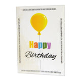 Happy Birthday - Rätselkarte
