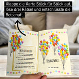 Happy Birthday - Rätselkarte