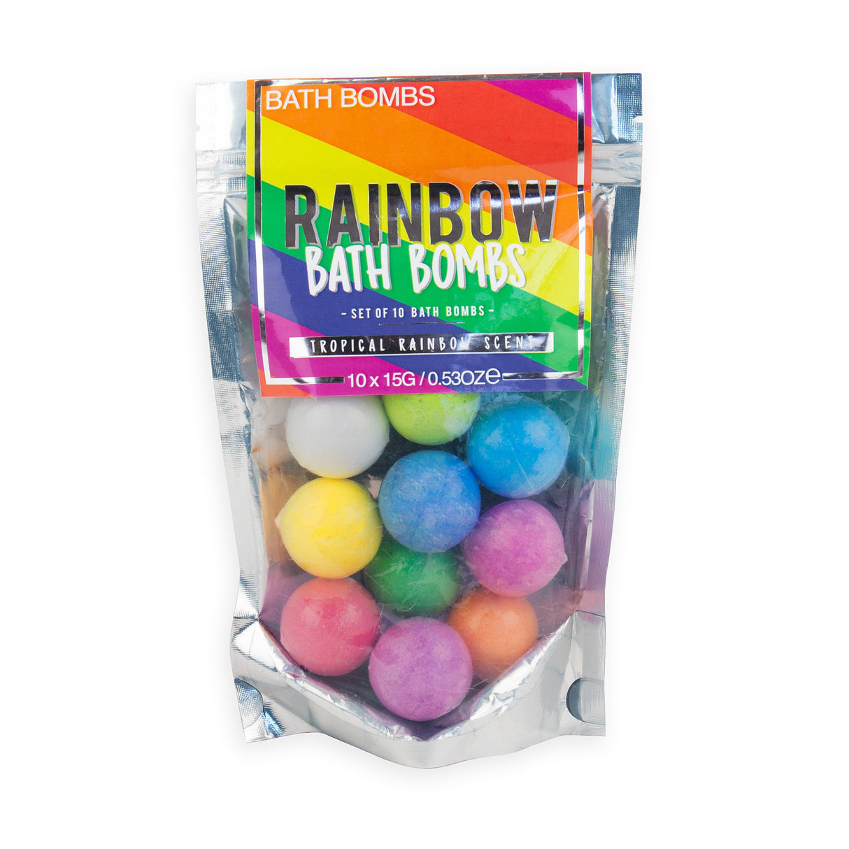bombes de bain arc-en-ciel