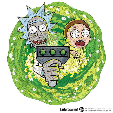 Rick & Morty - Portal (196 Teile) - Holzpuzzle