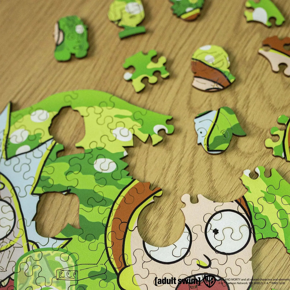 Rick & Morty - Portal (196 Teile) - Holzpuzzle