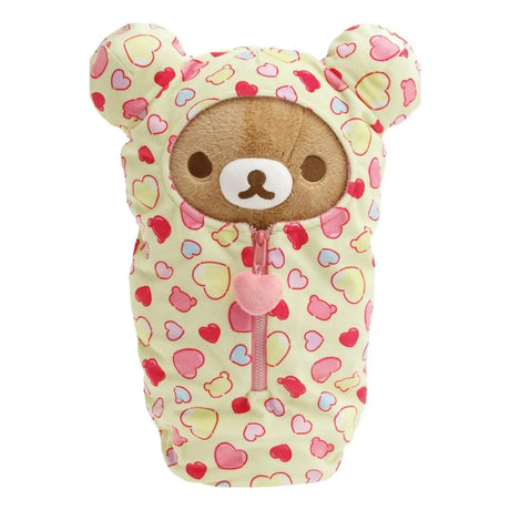 Rilakkuma - Herzen Schlafsack (34 cm) - Plüschtier