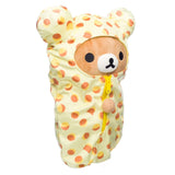 Rilakkuma im Eichel-Schlafsack - Plüschtier