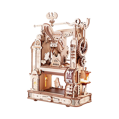 Klassische Druckpresse - 3D Holzbausatz