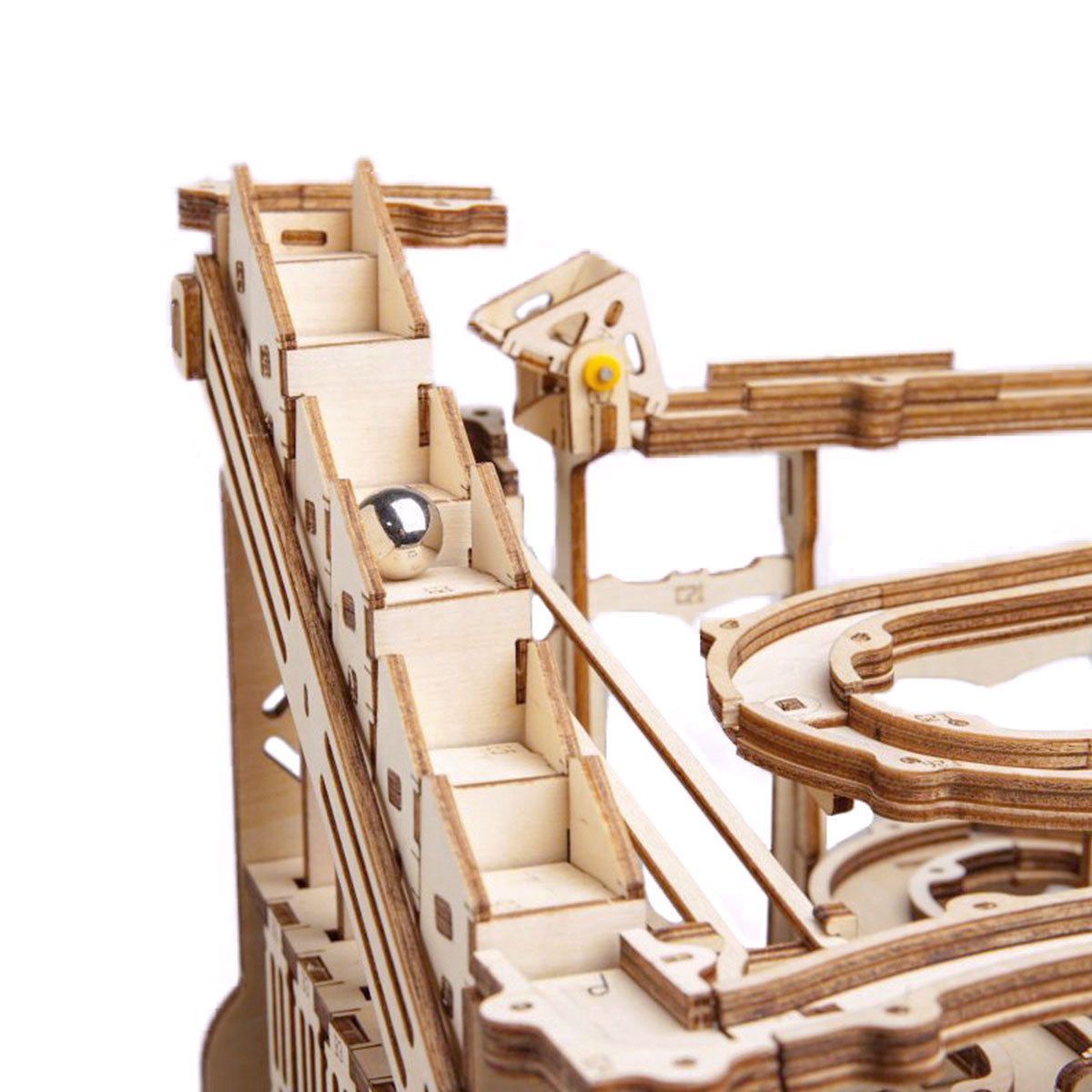 Parkour Kugelbahn - 3D Holzbausatz
