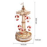Fallschirm-Turm - 3D Holzbausatz (elektrisch)