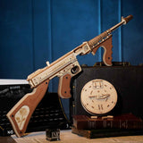 Tommy Gun Assault Rifle - 3D Holzbausatz