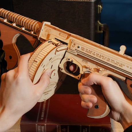 Tommy Gun Assault Rifle - 3D Holzbausatz