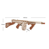 Tommy Gun Assault Rifle - 3D Holzbausatz