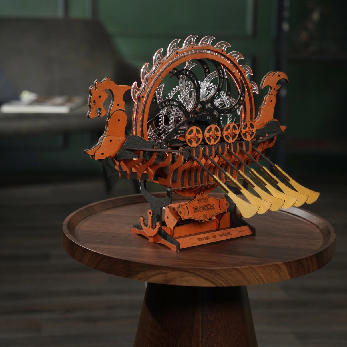 Viking Dragon Ship - 3D Holzbausatz