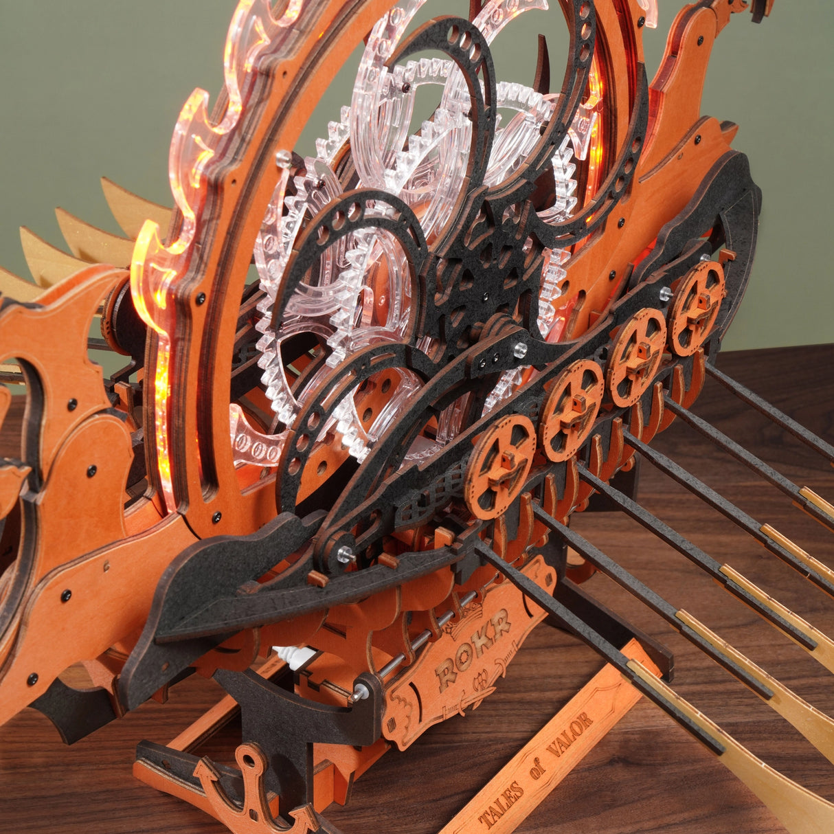 Viking Dragon Ship - 3D Holzbausatz