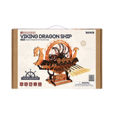 Viking Dragon Ship - 3D Holzbausatz