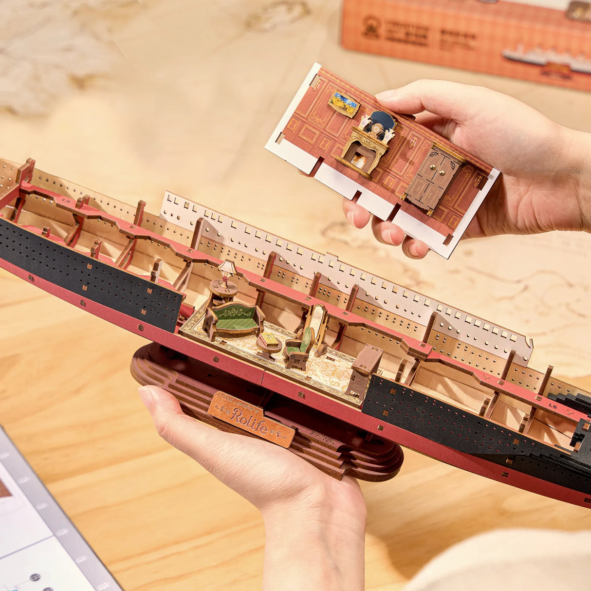 1912 Eternal Atlantic Voyager (Titanic) - 3D Holzbausatz