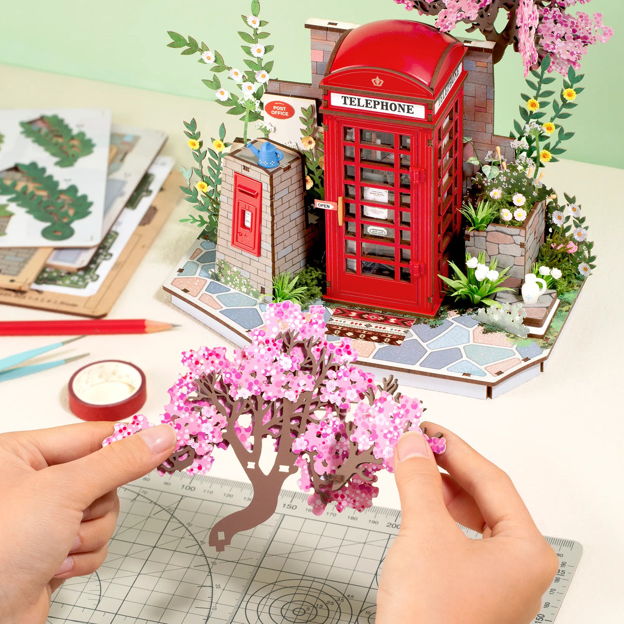 Blossom Book Booth - Diorama