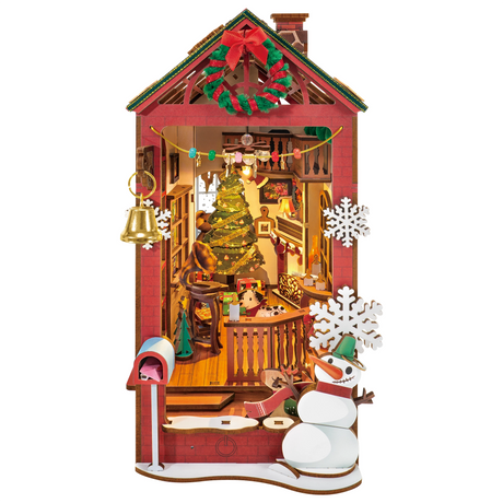 Christmas Indoor Scene - Book Nook